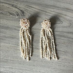 Vivian Drew pearl Tassel Earrings